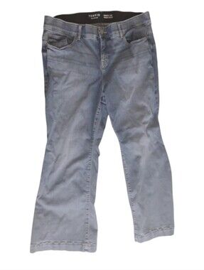 Torrid Bombshell Flare Jeans Light Wash Premium Stretch Plus Size 22S High Rise